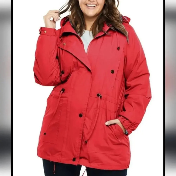 Tudor Court Red Parka - Large - Picture 1 of 5
